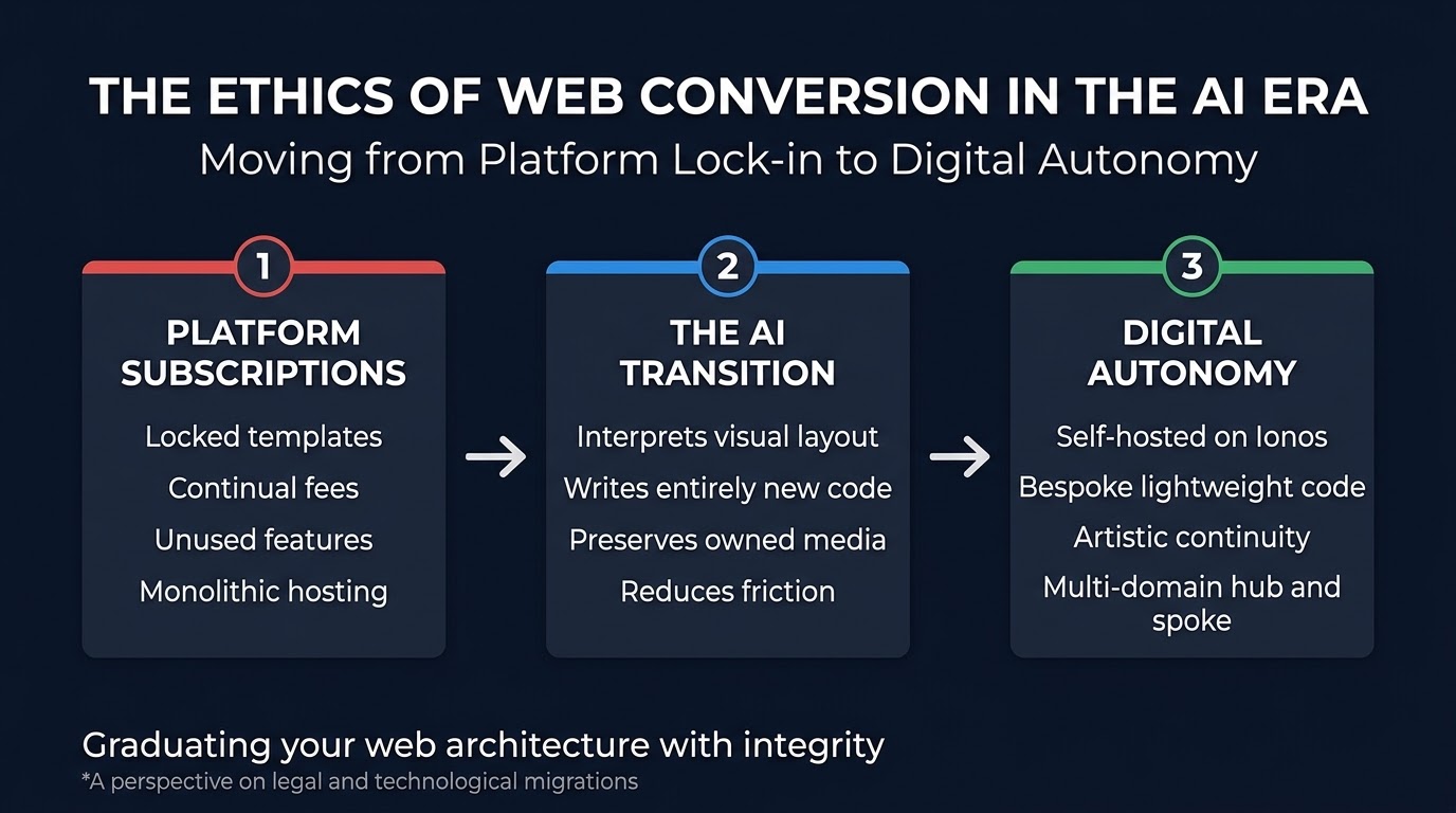 The Ethics of Web Conversion in the Generative AI Era
